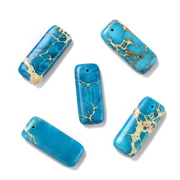 Natural Imperial Jasper Pendants