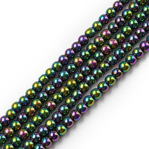 Electroplate Glass Beads Strands