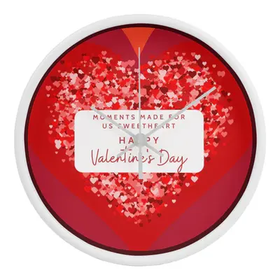 A Heart Full of Love - Romantic Wooden Valentine’s Clock