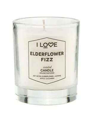 I Love, Fizz Elderflower, Raspberry, Scented Candle, 160g