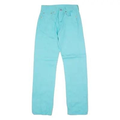 LEVI'S 501 Chino Mens Trousers Blue Regular Straight W28 L30