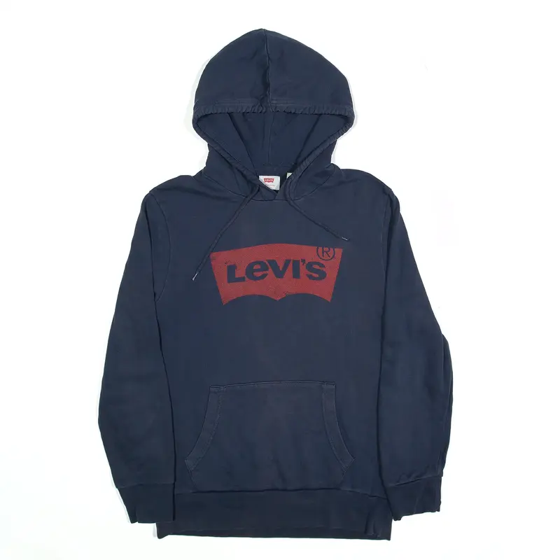 LEVI'S Hoodie Blue Pullover Mens S