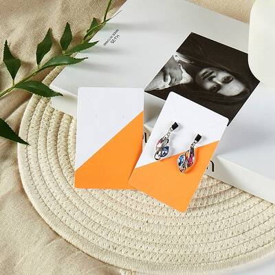 Rectangle Paper Earring Display Cards