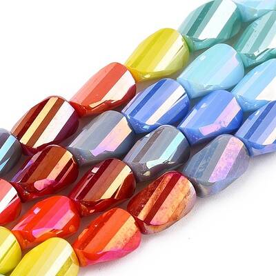 Electroplate Glass Beads Strands