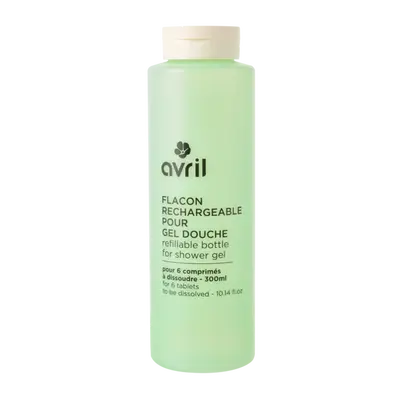Avril Green Shower Gel Refillable Bottle (350ml)