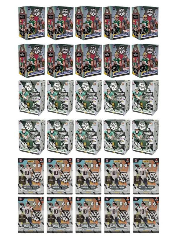 BREAK 729 10/2 10AM: (10) 2024, (10) 2023 & (10) 2022 Panini Mosaic Football Blaster Box Pick Your Team Break PYT