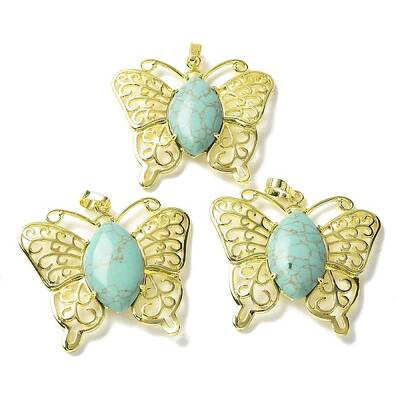 Synthetic Turquoise Pendants