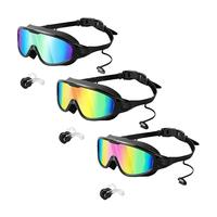Fogproof and Uv-protected Outdoor Swimming Goggles, Leak-proof and Durable Swimming Glasses for Men, Women and Teens Wear Nos...
