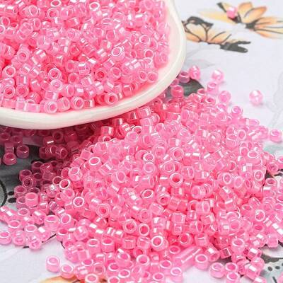 Electroplate Transparent Glass Seed Beads
