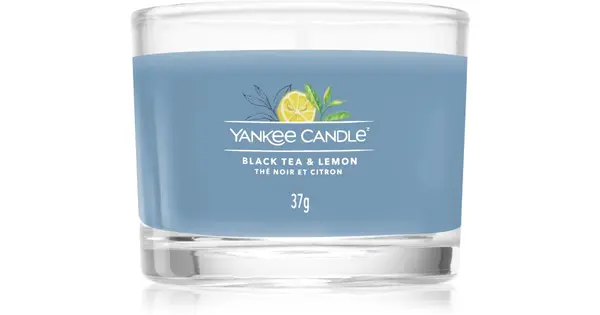 Yankee Candle Black Tea & Lemon glass votive candle 37 g