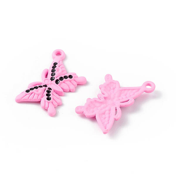 Spray Painted Alloy Pendants