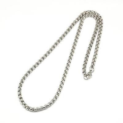 Tarnish Resistant 304 Stainless Steel Venetian Chain Necklace Making