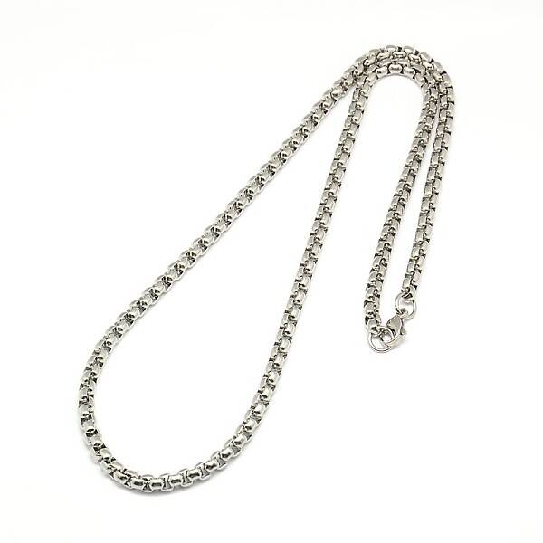 Tarnish Resistant 304 Stainless Steel Venetian Chain Necklace Making