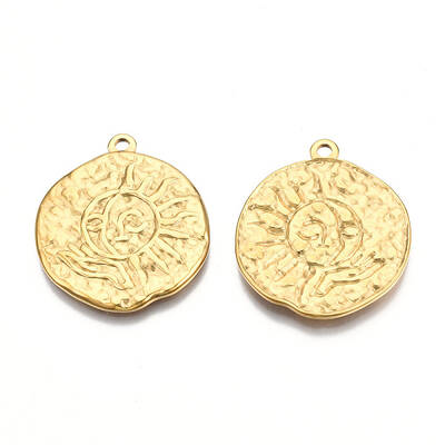 Ion Plating(IP) 201 Stainless Steel Pendants