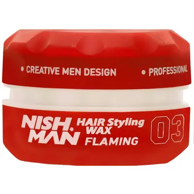 Nishman Hair Wax Flaming 03 Water-based pomade 150 ml