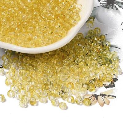 Transparent Colours Glass Round Beads