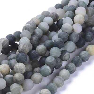 Natural Green Rutilated Quartz Beads Strands