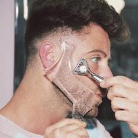 Beard Shaping & Styling Tool With Comb for Perfect line up & Edging For Men's Jaw Cheek/Neck Line, Symmetric/Curve/Step Cut W...