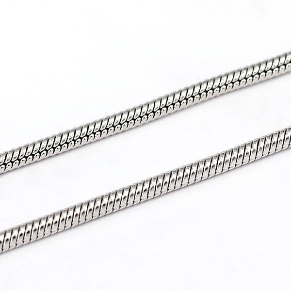 Tarnish Resistant 304 Stainless Steel Round Snake Chains