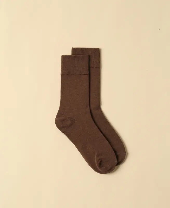 Women's Wool Crew Sock Clyde - Amber