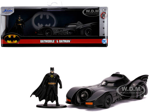 1989 Batmobile with Diecast Batman Figurine \