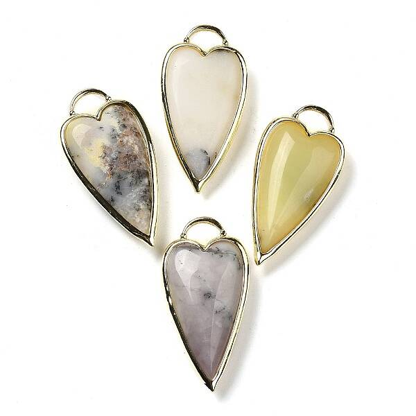 Natural Grey Opal Pendants