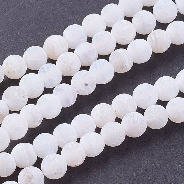 Natural Weathered Agate Beads Strands