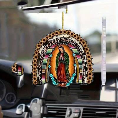 Acrylic Virgin Mary Hanging Ornaments