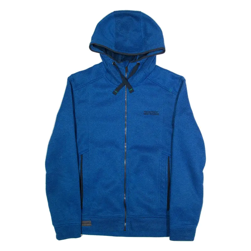 REGATTA Mens Blue Hoodie Full Zip S