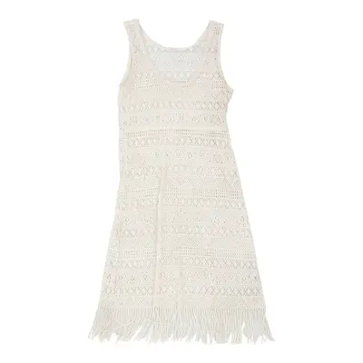 Esprit Lace Mini Dress - XS White Cotton Blend