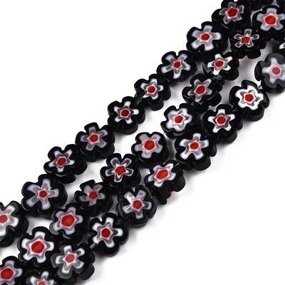 Handmade Millefiori Glass Bead Strands