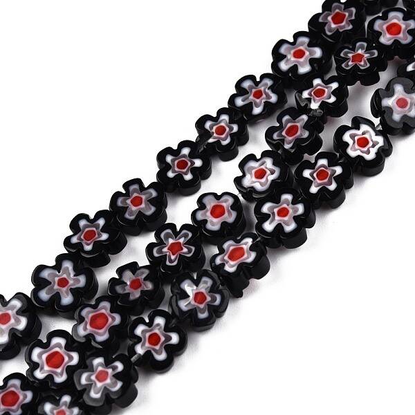 Handmade Millefiori Glass Bead Strands