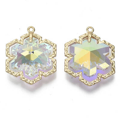 Glass Rhinestone Pendants