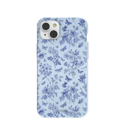 Powder Blue Porcelain iPhone 14 Plus Case