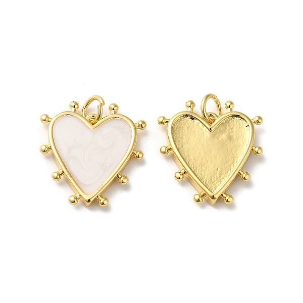 Rack Plating Brass Enamel Pendants
