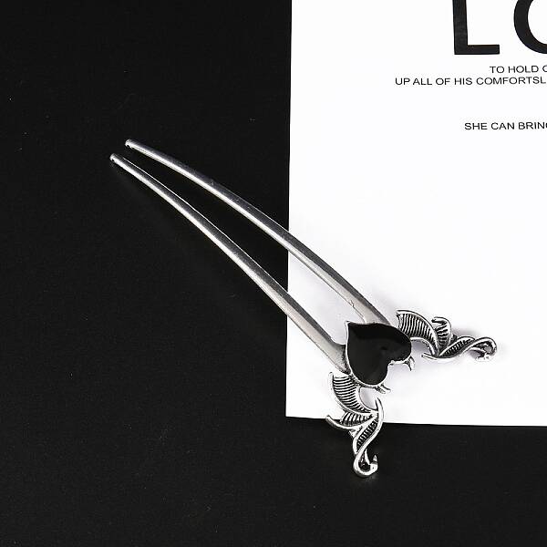 Heart Alloy Hair Sticks