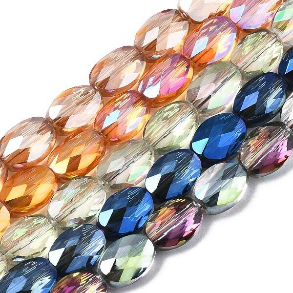 Electroplate Glass Beads Strands