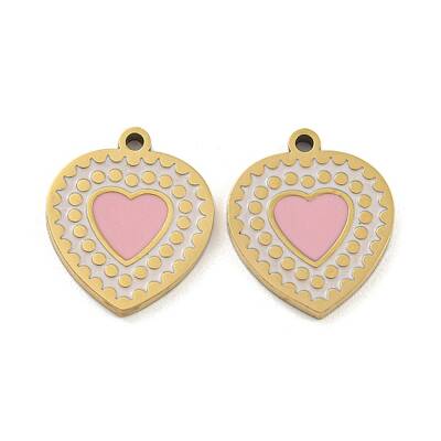 316 Surgical Stainless Steel Enamel Pendants