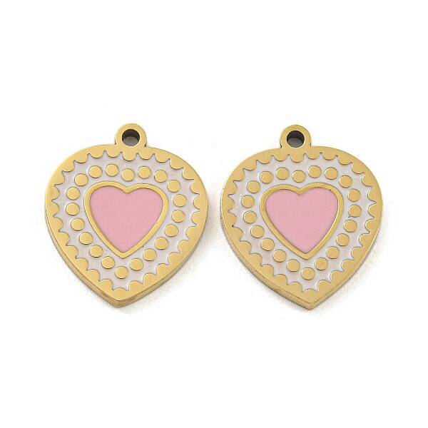 316 Surgical Stainless Steel Enamel Pendants