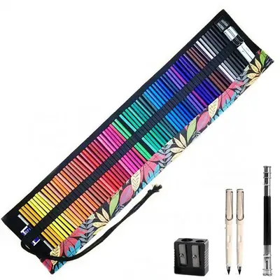 Oil Based Erasable Colored Pencils, 72pcs/set Student Drawing Sketching Colored Pencils, School Educational Art Supplies for ...