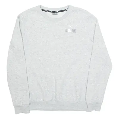 PUMA Mens Sweatshirt Grey M