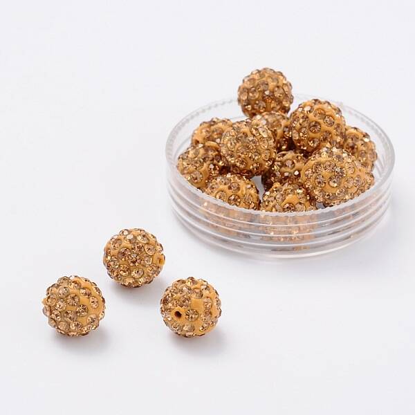 Pave Disco Ball Beads