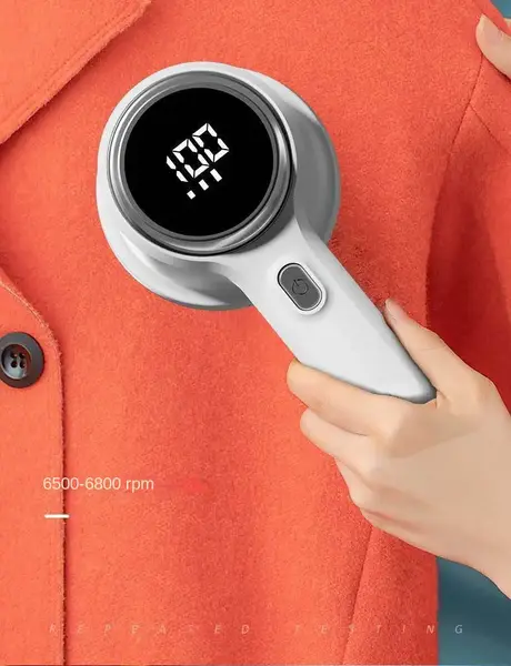 Electric Lint Remover for Sweaters, Wool Coats, and Cotton Clothes - USB Rechargeable Fabric Shaver with Brush - Intelligent ...