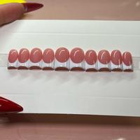 Natural French Tip Press On Nails for Perfect French Manicure