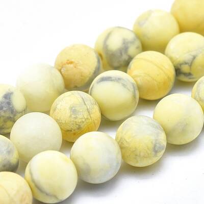 Natural Howlite Bead Strands