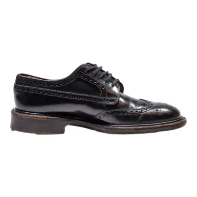 CHURCH'S Brogue Shoes Black Leather Mens UK 7