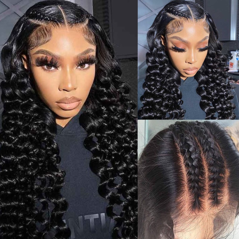 Loose Deep Wave 13*4 HD Lace Front Wigs Curly Wig | BGMgirl