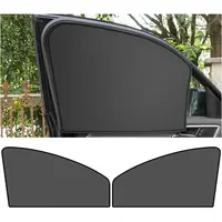 2PCS Car Side Window Sun Shades, Front Seat Window Sunshades Privacy Curtains Blackout with , UV Rays, Heat Protection Stretc...