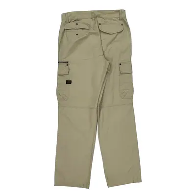 Point Zero Cargo Trousers - 34? Waist Beige Cotton