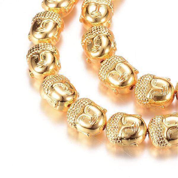 Electroplate Non-magnetic Synthetic Hematite Bead Strands